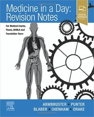 Medicine In A Day Revision Notes For Medical Exams Finals Ukmla And Foundation Years With Access Code 2023 By Armbruster BA
